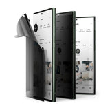 Samsung Galaxy S23 Ultra Slim Dual Easy Wing Screen Film - Veskevennlig - Personvernfunksjon - Svart