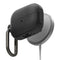 Ringke Samsung Galaxy Buds 3 / 3 Pro Onyx Magnetic Flexible Plastic Cover m. Karabinkrok - MagSafe-kompatibel - Svart