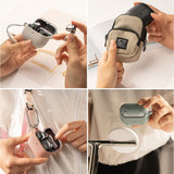 Ringke Samsung Galaxy Buds 3 / 3 Pro Onyx Magnetic Flexible Plastic Cover m. Karabinkrok - MagSafe-kompatibel - Grønn