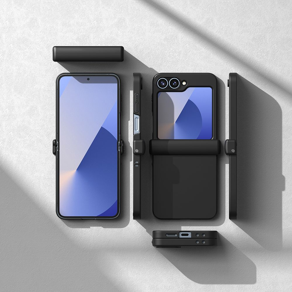 Ringke Slim Hinge Plastdeksel - Samsung Galaxy Z Flip6 - MagSafe-kompatibel - Svart