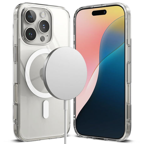 iPhone 16 Pro Ringke Fusion Bakdeksel - MagSafe-kompatibel - Gjennomsiktig