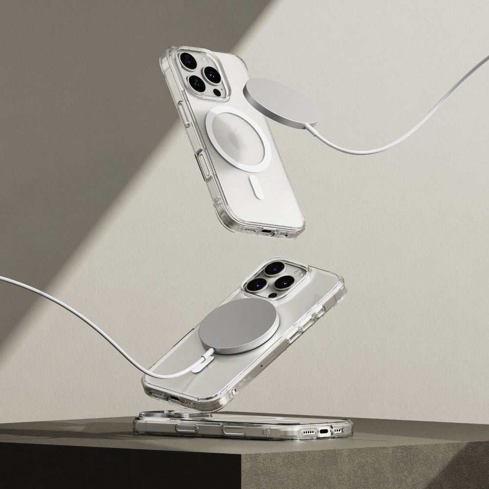 iPhone 16 Pro Ringke Fusion Bakdeksel - MagSafe-kompatibel - Matt gjennomsiktig