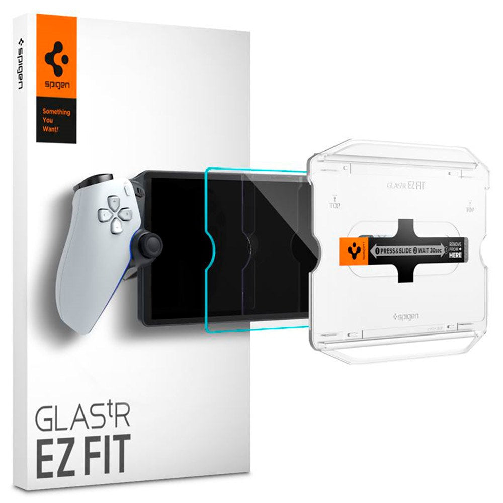 Spigen Glass tR EZ Fit skjermbeskytter for PlayStation Portal Remote Player - Gjennomsiktig