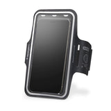 Spigen Universal Dynamic Shield Running Armband m. Plastvindu (maks. mobil: 6,9") - svart