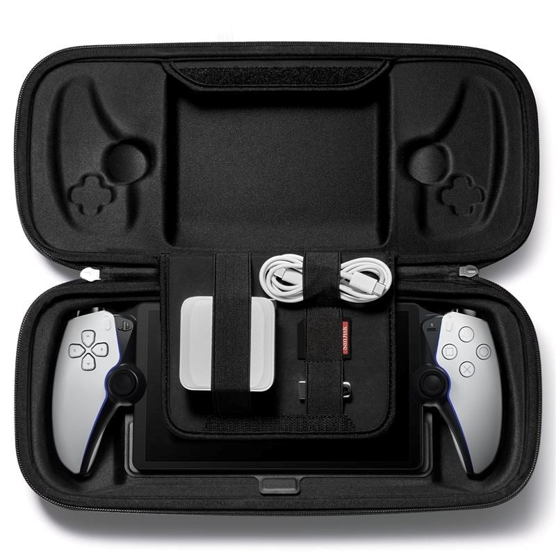 Spigen Storage Case for Sony Playstation Portal w. Håndleddsstropp - Svart