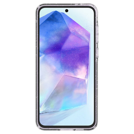 Samsung Galaxy A55 (5G) Spigen Liquid Crystal Glitter Bakdeksel - Gjennomsiktig