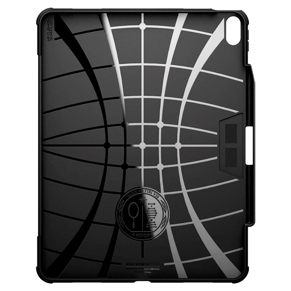 iPad Air 13" (2025 / 2024) Spigen Rugged Armor Pro Flip Cover m. Apple blyantholder - svart