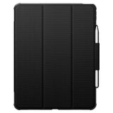 iPad Air 13" (2025 / 2024) Spigen Rugged Armor Pro Flip Cover m. Apple blyantholder - svart