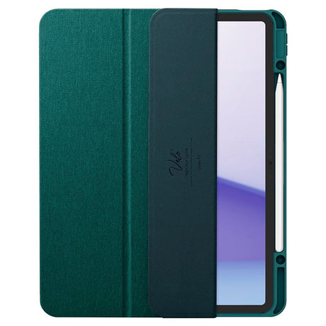iPad Air 13" (2025 / 2024) Spigen Urban Fit Flip-deksel med penneholder - Grønn