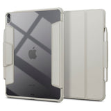 iPad Air 13" (2025 / 2024) Spigen Air Skin Pro Leather Flip Cover - Grå 