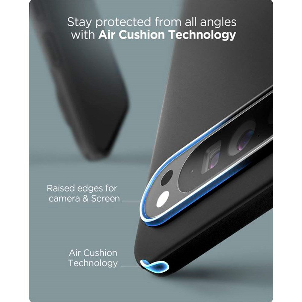 Google Pixel 9 Pro XL Spigen Thin Fit-deksel - svart