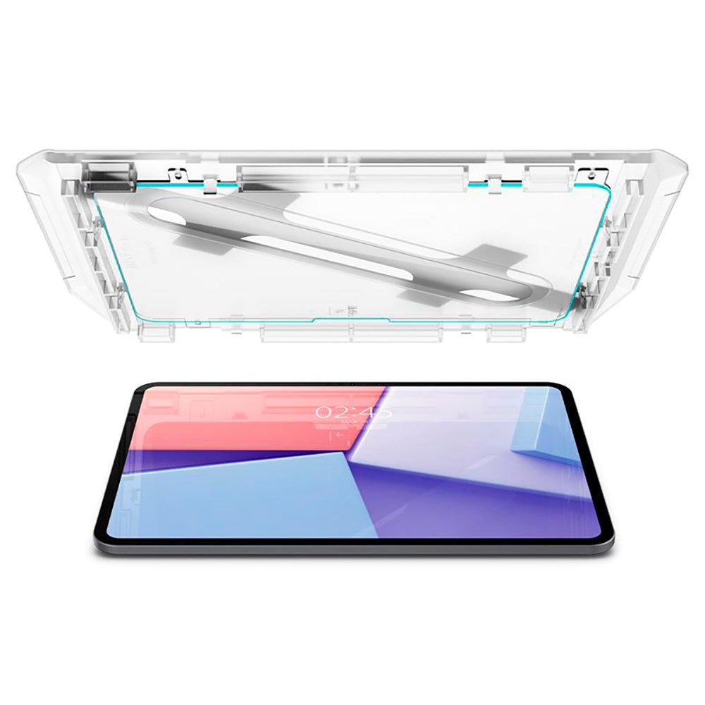 iPad Pro 11" (2025 / 2024) Spigen EZ Fit Glas.tR Skærmbeskyttelse - Case Friendly - Gennemsigtig