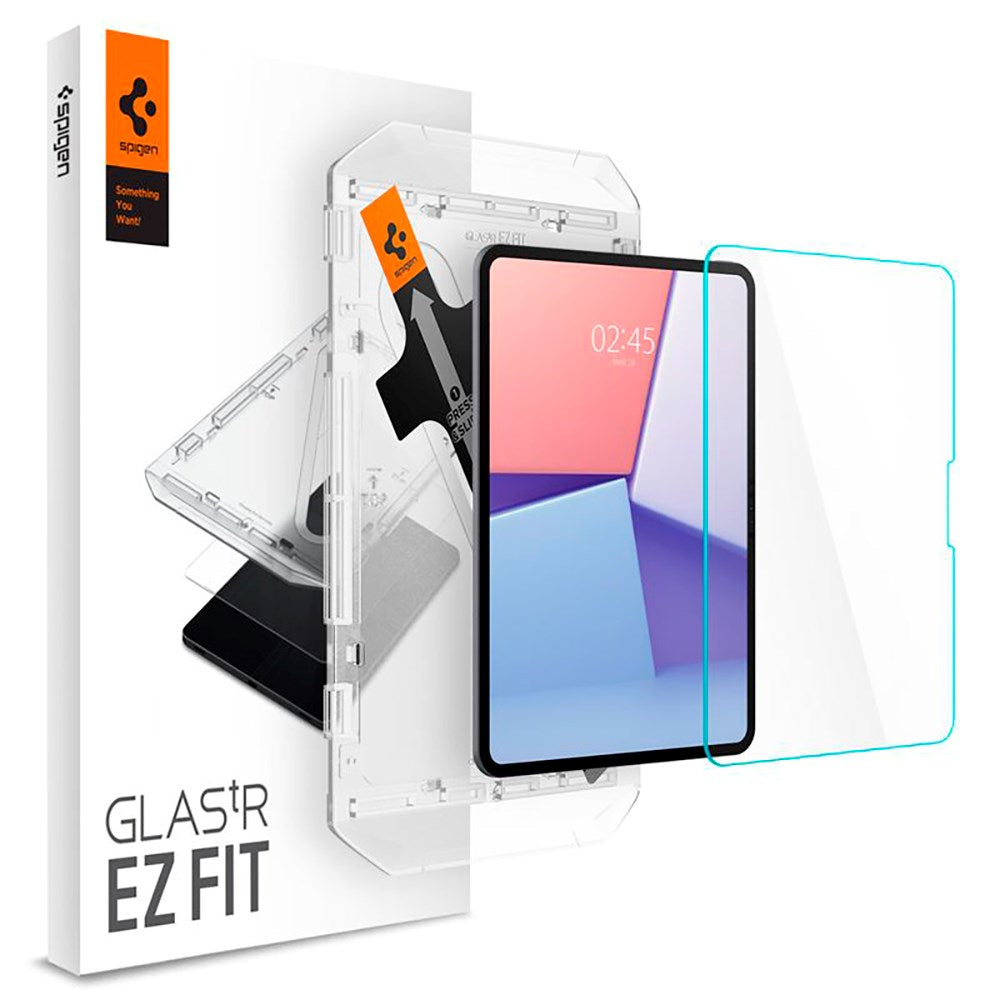 iPad Pro 11" (2025 / 2024) Spigen EZ Fit Glas.tR Skærmbeskyttelse - Case Friendly - Gennemsigtig