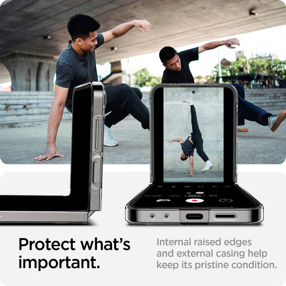 Samsung Galaxy Z Flip6 Spigen Air Skin Bakdeksel - Zero One