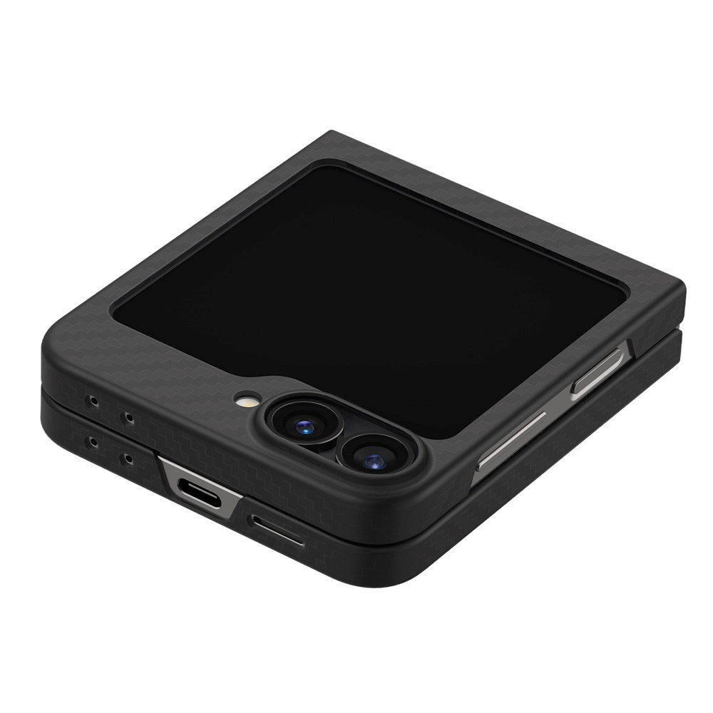 Samsung Galaxy Z Flip6 Spigen Air Skin Bakdeksel - Aramid Svart