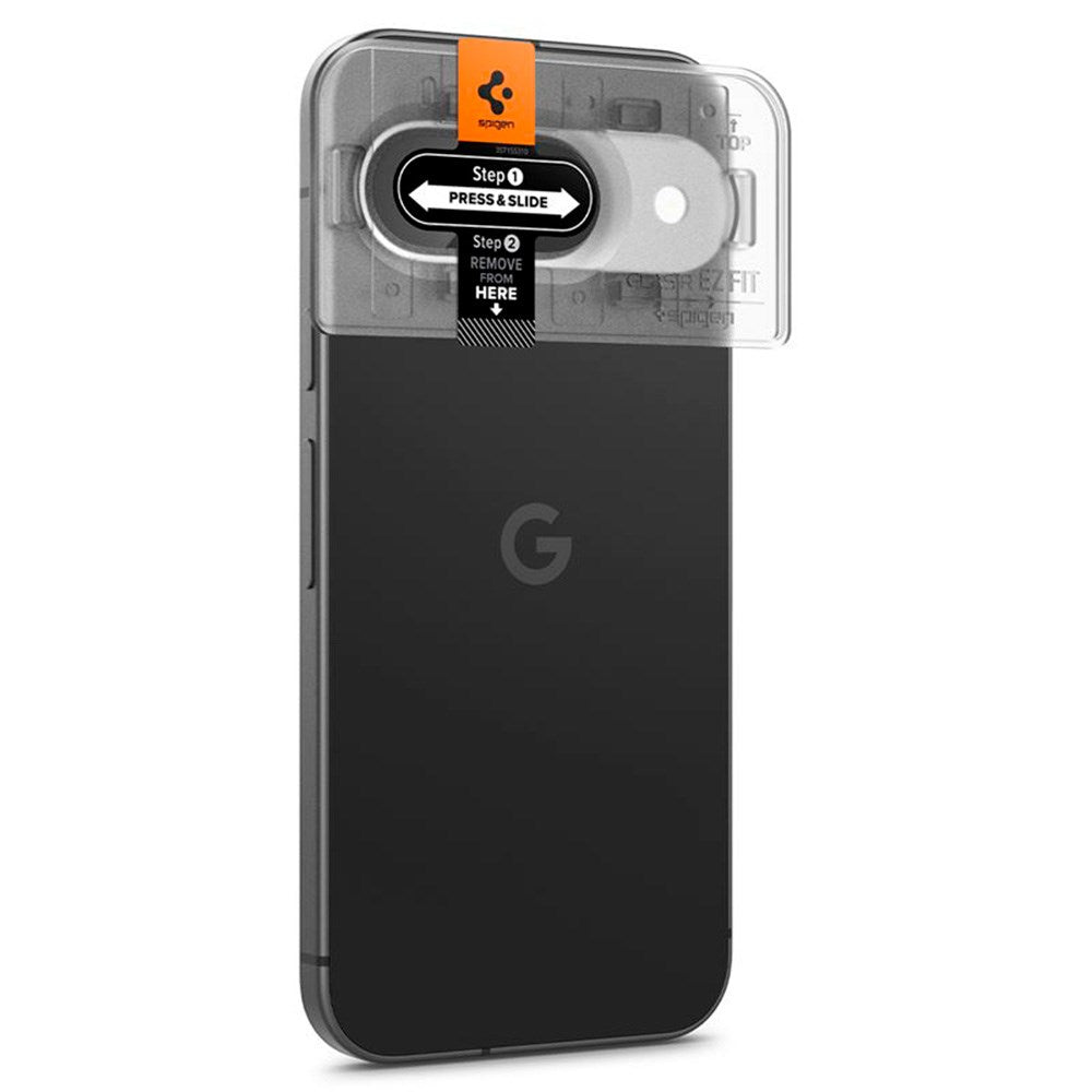 Google Pixel 9 Spigen EZ Fit. tR Optik Kameralinsebeskytter - 2 stk - Gjennomsiktig