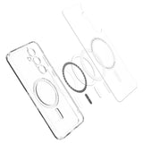 Samsung Galaxy S24 FE Spigen Ultra Hybrid Bakdeksel - MagSafe-kompatibelt - Gjennomsiktig / Hvit