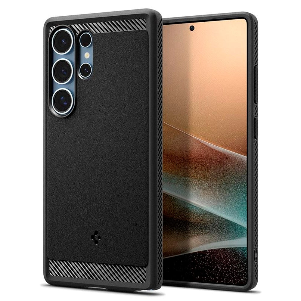 Samsung Galaxy S25 Ultra Spigen Rugged Armor MagSafe Beskyttelsesveske - Svart