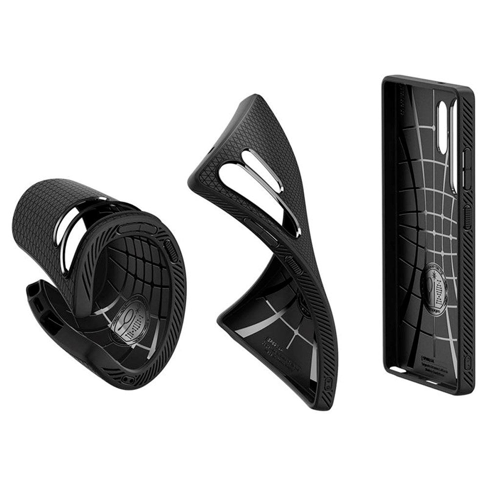 Spigen - Liquid Air fleksibelt plastdeksel - Samsung Galaxy S25 Ultra - Svart