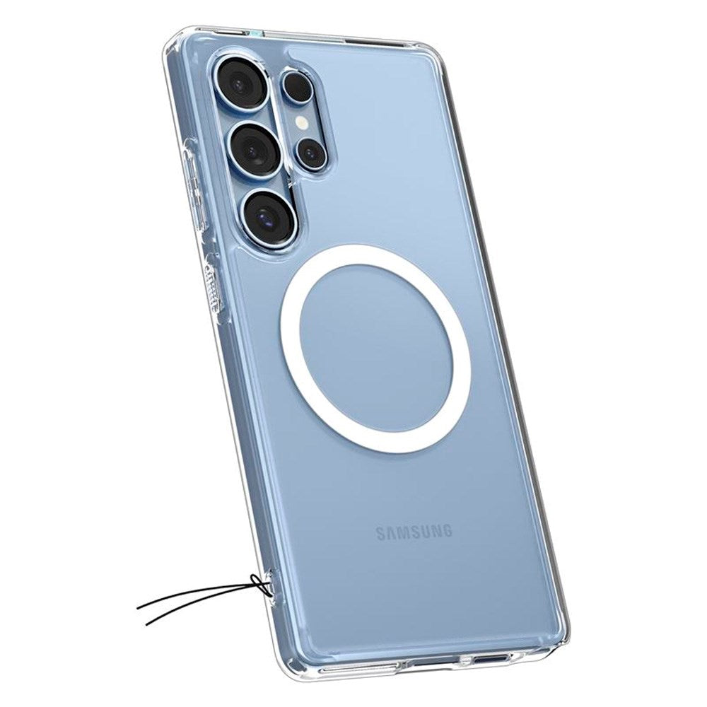 Samsung Galaxy S25 Ultra Spigen Ultra Hybrid krystallklart deksel - MagSafe-kompatibel - Gjennomsiktig / Hvit