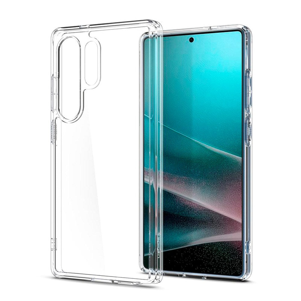 Samsung Galaxy S25 Ultra Spigen Hybrid Crystal Clear Case - Gjennomsiktig