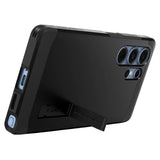 Samsung Galaxy S25 Ultra Spigen Tough Armor Hybrid Bagside Cover - MagSafe Kompatibel - Sort