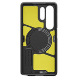 Samsung Galaxy S25 Ultra Spigen Tough Armor Hybrid Bagside Cover - MagSafe Kompatibel - Sort