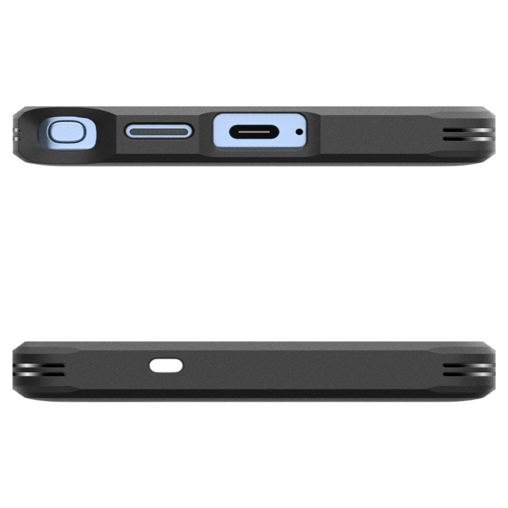 Samsung Galaxy S25 Ultra Spigen Tough Armor Hybrid Bagside Cover - MagSafe Kompatibel - Sort