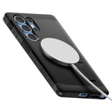 Samsung Galaxy S25 Ultra Spigen Tough Armor Hybrid Bagside Cover - MagSafe Kompatibel - Sort