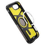 Spigen iPhone 16e Tough Armor Cover inkl. Kickstand - MagSafe Kompatibel - Gunmetal