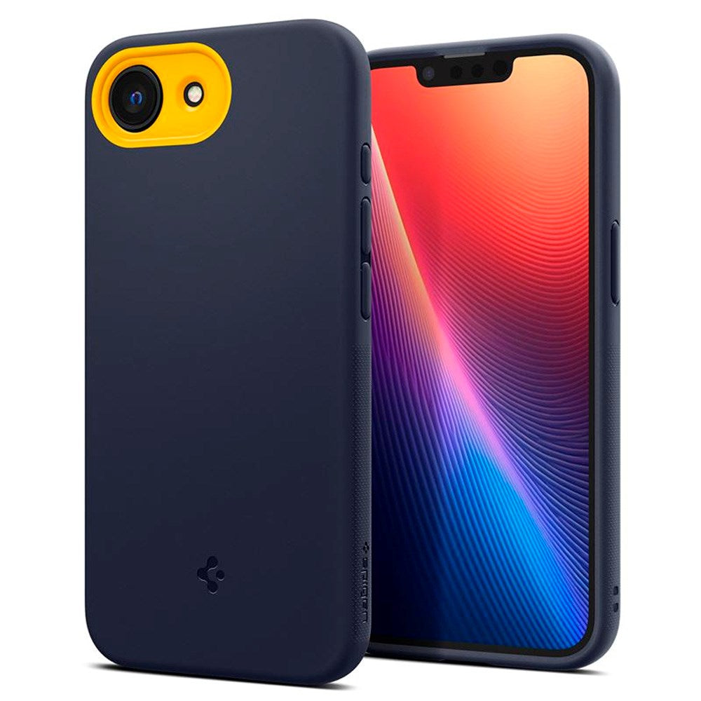 Spigen - iPhone 16e Nano Pop Cover - MagSafe Kompatibel - Blå / Gul