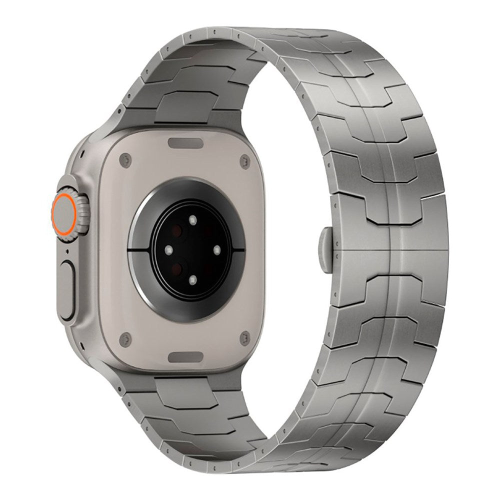 Apple Watch Ultra 1/2 (49 mm) Just Mobile Titanium Watch Strap - Sølv