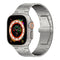 Apple Watch Ultra 1/2 (49 mm) Just Mobile Titanium Watch Strap - Sølv
