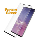 Samsung Galaxy S10 PanzerGlass buet skjermbeskytter i glass - Fingeravtrykk- og etuivennlig - Svart
