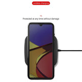 Samsung Galaxy A03s Thunder Series Twill Plastic Bakdeksel - Grønn