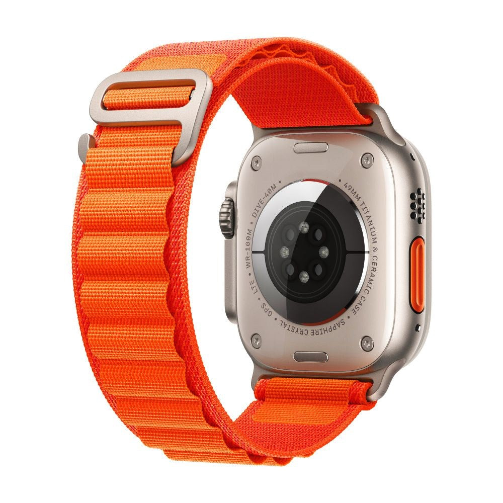 Apple Watch (42/44/SE/45/46/49 mm) Tech-Protect Nylon Pro Strap - oransje