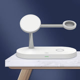 Tech-Protect A14 3-in-1 Trådløs Oplader 15W - Hvid