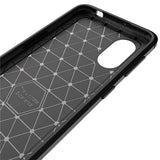 Samsung Galaxy Xcover 5 Tech-Protect fleksibelt plastkarbondeksel - svart
