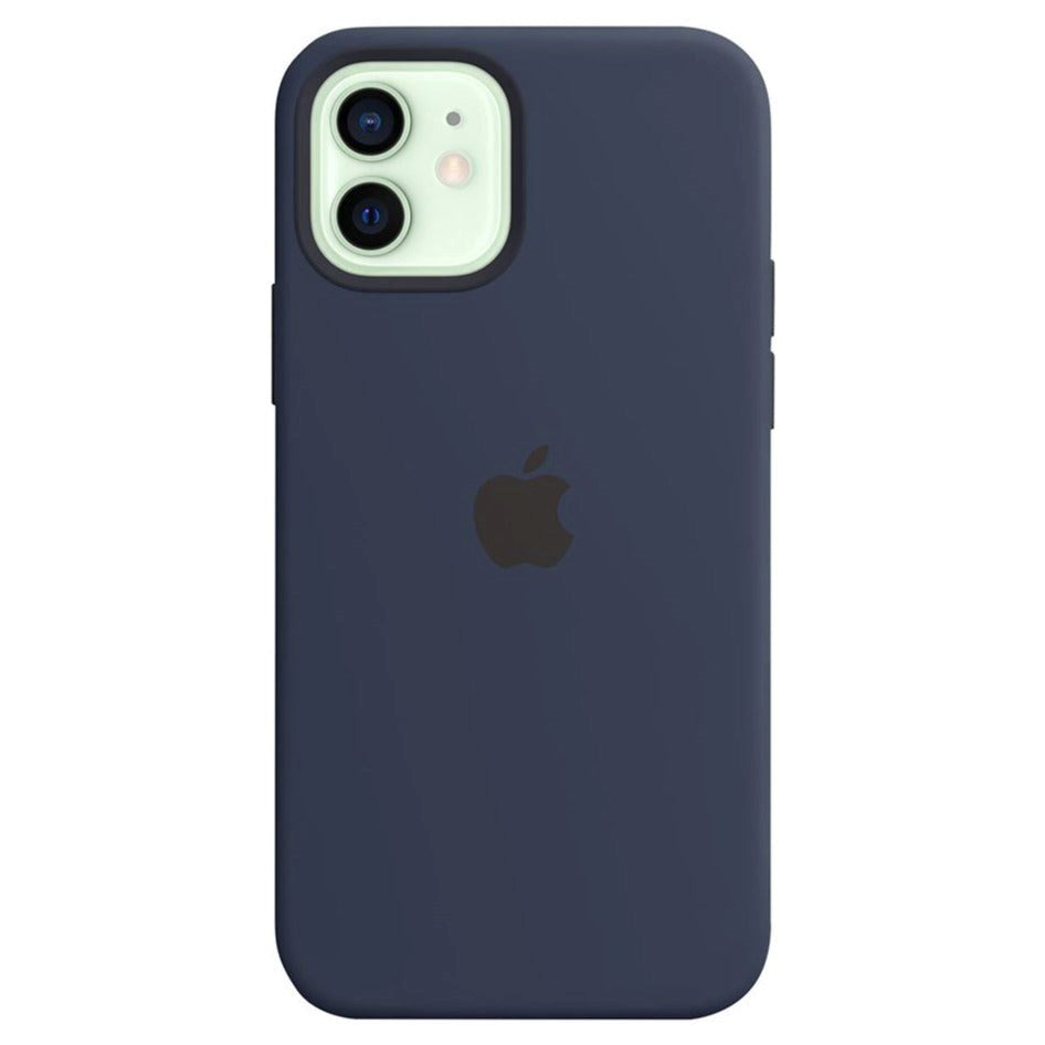 Original Apple iPhone 12 | 12 Pro Silikon MagSafe-deksel blå (MHL43ZM/A)