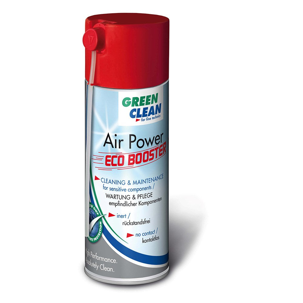 Green Clean Air Power Eco Booster Trykluft Rens til Følsomme Komponenter - 400 ml.
