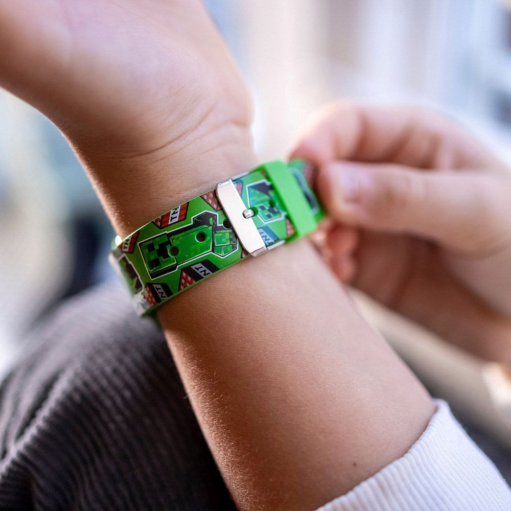 Accutime Børne-LED Ur - Justerbar Rem - Minecraft V2
