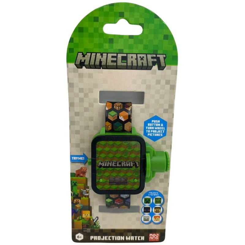 Accutime Smartwatch til Børn m. Indbygget Projektor - Minecraft