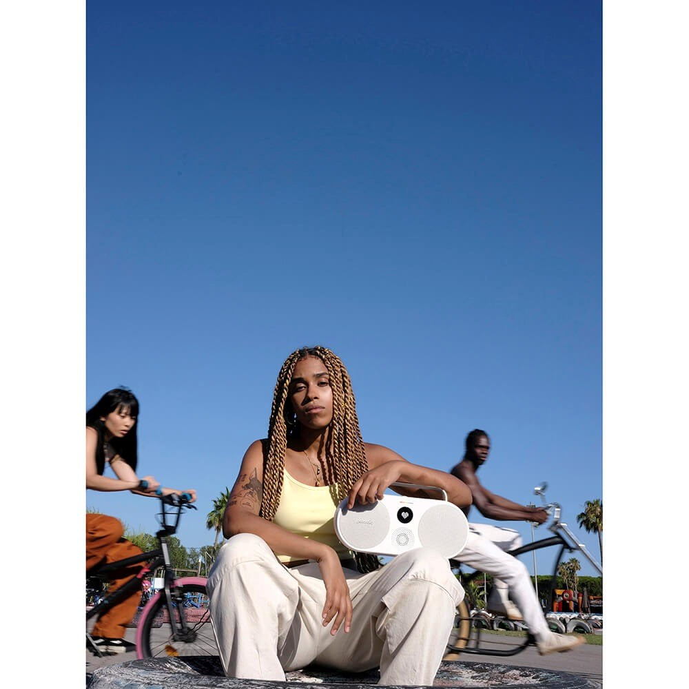 Polaroid Music Player P3 - Bluetooth Højtaler - Hvid / Grå