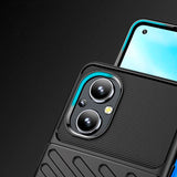 Oppo Reno7 (4G) Hurtle Thunder Series plastbakdeksel - svart