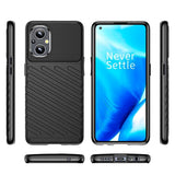 Oppo Reno7 (4G) Hurtle Thunder Series plastbakdeksel - svart