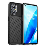 Oppo Reno7 (4G) Hurtle Thunder Series plastbakdeksel - svart