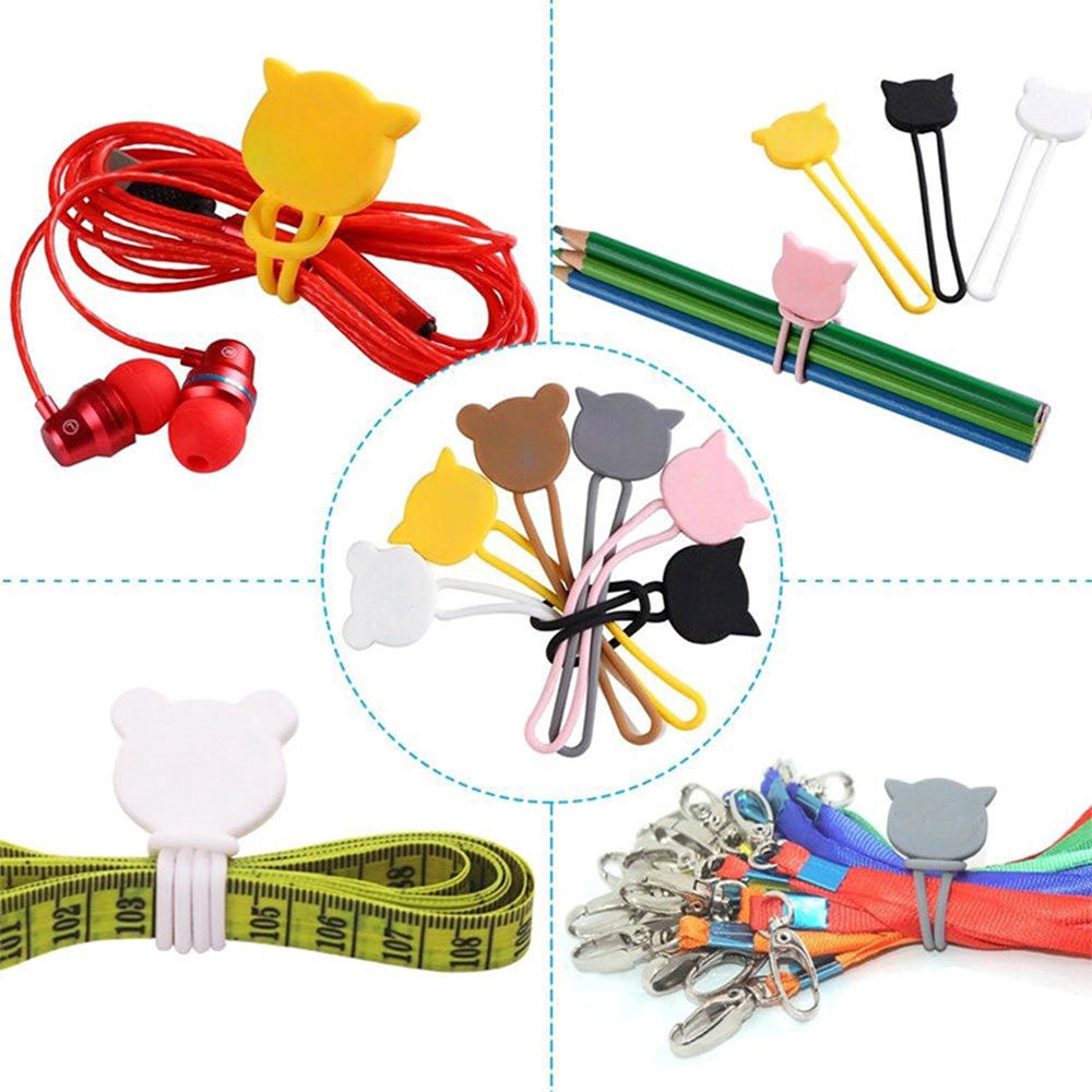 Silikonkabelbånd - brun