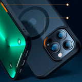 iPhone 11 Tech-Protect Magmat Bakdeksel - MagSafe-kompatibel - Gjennomsiktig / Svart