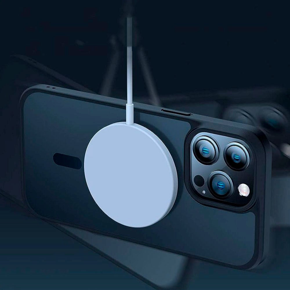 iPhone 11 Tech-Protect Magmat Bakdeksel - MagSafe-kompatibel - Gjennomsiktig / Svart