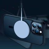 iPhone 13 Pro Max Tech-Protect Magmat Bakdeksel - MagSafe-kompatibelt - Gjennomsiktig / Svart